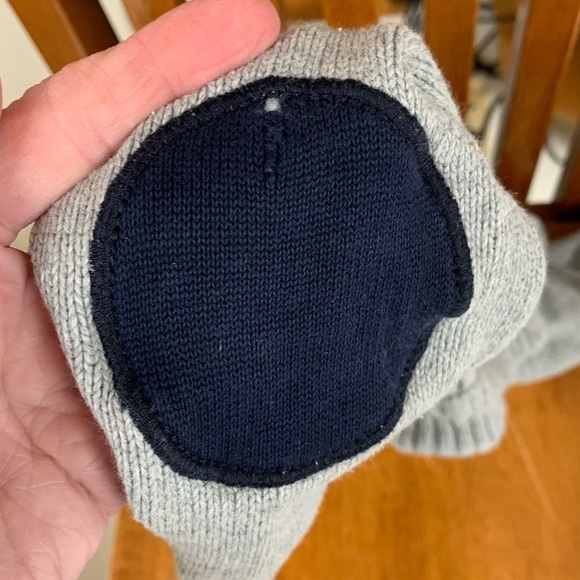 Tommy Hilfiger pullover sweater sm tear decorative elbow patch see pic 9 size2T - Picture 9 of 9